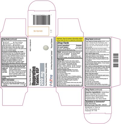 White (Ibu White 200mg Round)